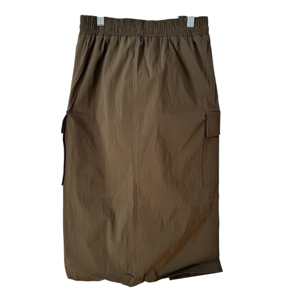 NWT Halara Olive Green Pull On Cargo Utility Skirt Ripstop Fabric Size XS - Picture 2 of 6